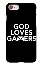 God Loves Gamers iPhone Case