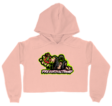 woman's cropped hoodie