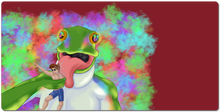 Cosmic Frog XXL Gaming Mousepad