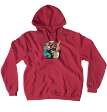 Stabby Dave Hoodies (No-Zip/Pullover)