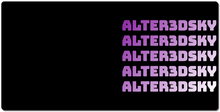Alter3dSky Text XXL Gaming Mousepad