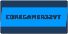 coregamer32yt XXL Gaming Mousepad