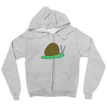 Snail Doodle Zip Up Hoodie (Large Design)