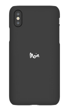 iPhone Handyhülle "moin" (logo weiß)