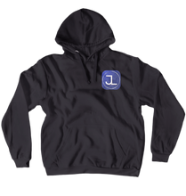 JL Geometric Blue Hoodies (No-Zip/Pullover)