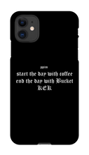 Coffee and Buckets iPhone Phone Case