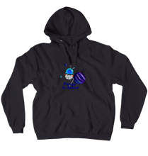 Pengy in Space Pull-Up Hoodie (No Zipper)