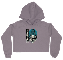 DeathRattle Womens Cropped Hoodie