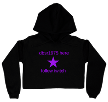 dbsr1975 womens cropped hoodie