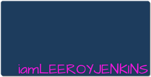 iamleer0yjenkins XXL Gaming Mousepad