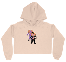 M'Ladies Cropped Anime Hoodie