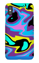 80's swirl iPhone Phone Cases