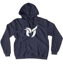 White Logo Hoodie (Pullover)