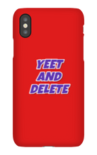 blade442211 yeet and delete iPhone Phone Cases