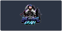 Bald Game Crazy XXL Gaming Mousepad