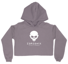 White skull Wcroped Hoodie