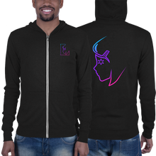 Lumi  Multicolored Logo Unisex Zip hoodie