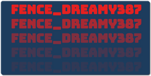 fence_dreamy387 XXL Gaming Mousepad