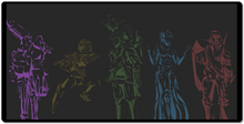 Dark on Gray deskmat