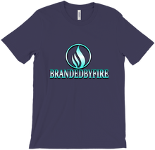brandedbyfire  logo blue T-Shirts