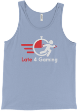 late4gaming White Logo Tank Top