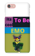 Its Cool To Be EMO iPhone Case(Color Bright  FTX)