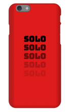Fading Solo Text iPhone Phone Cases