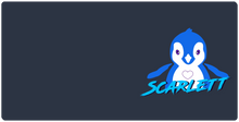 Heartless Blue Penguin XXL Gaming Mousepad