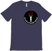 BlackHeartMan T-Shirts (Red Outlined Heart)