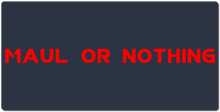 maulornothing XXL Gaming Mousepad