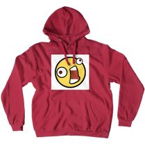 D llama scream face hoodie