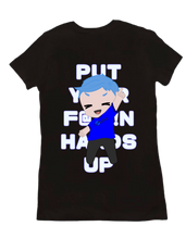 Put Your F@*#!N Hands Up tshirt-women-back
