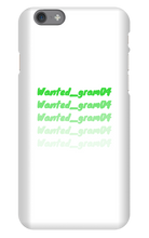 wanted_gram04 iPhone Phone Cases