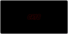 CR18 black/red XXL Gaming Mousepad