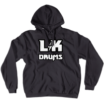 LKDRUMS HOODIE (PULLOVER) WHITE LOGO