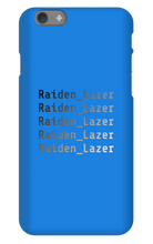Raiden_Lazer iPhone Cases