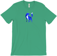 T-Shirt originale con il logo blu di Atomix dem.