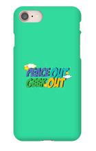 peace out geek out iphone case!