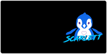 Heartless Blue Penguin XXL Gaming Mousepad