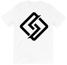 T-Shirt with large black logo on back