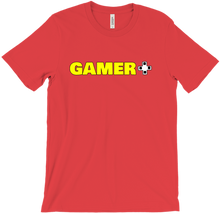GAMER yellow print T-Shirts