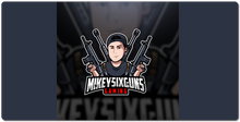 mikeysixgunsgaming XXL Gaming Mousepad