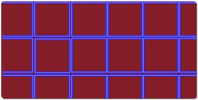 XXL Gaming Neon Blue Square Mousepad