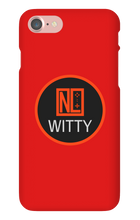 NLWITTY Circle Logo iPhone Phone Case - White