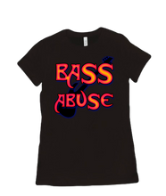 BASS ABUSE WITH MORE BASS women's tee