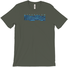 blue swirls shirt