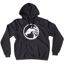QcDragonz Hoodies (No-Zip/Pullover) White Logo