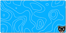 Blue  bear 18x36 (mousepad)