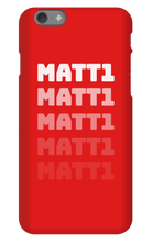 matt1 iPhone Phone Cases