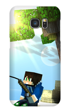 Case para Samsung Minecraft JuaoGL Pescando
